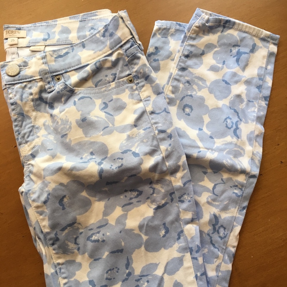 J Crew Floral Pants